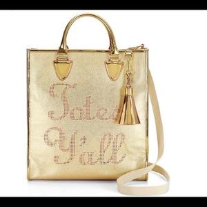 Draper James “Totes Y’all” Metallic Owen Tote